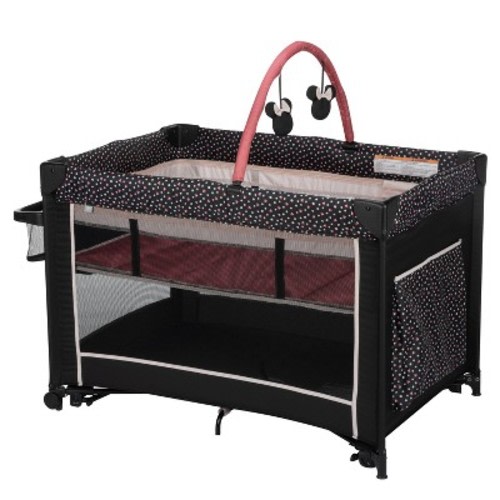 Disney Baby Minnie Mouse 2-in-1 Playard with Rocking Bassinet - Minnie Charm