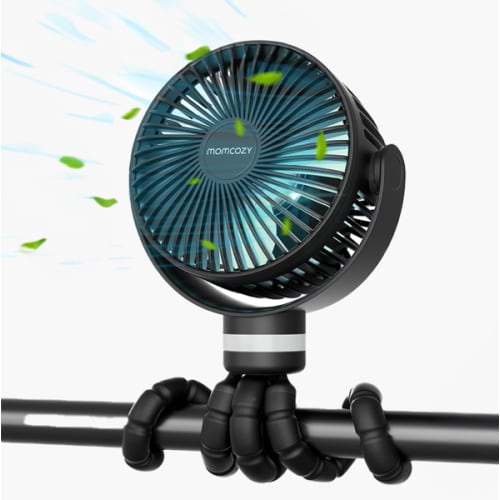 USB Rechargeable Handheld Cooling Fan for Travel black