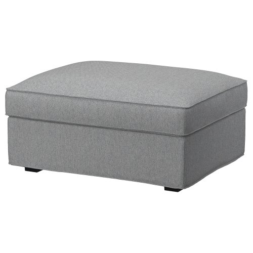 KIVIK Ottoman with storage - Tibbleby beige/gray