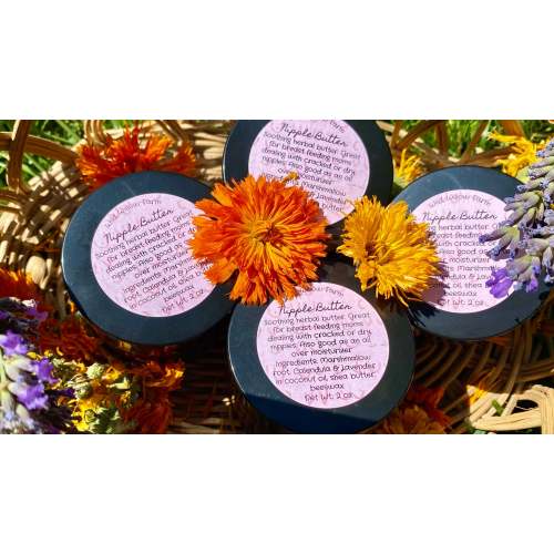 Herbal nipple butter