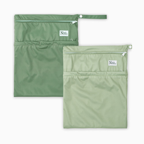 Nora's Nursery Wet Dry Bags (2 Pack) - Garden