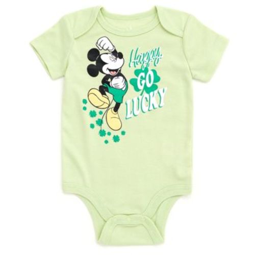 Disney Mickey Mouse Valentines Day Newborn Baby Boys Bodysuit Boy's Red Be Mine Newborn