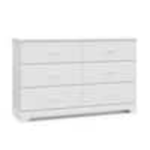 Storkcraft Brookside 6-Drawer White Dresser 03666-101