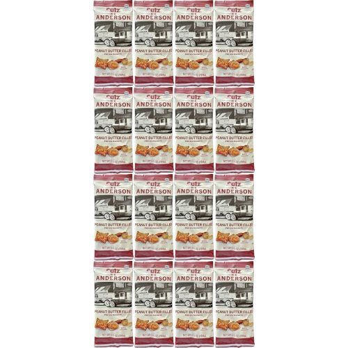 HK Anderson Peanut Butter Filled Pretzel Nuggets, 2.5 Ounce Bag (Pack of 16) Bundled by SUPERDEALS with mystery gift