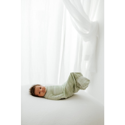 Bamboo Blend Mint Swaddle Sleep Sack – Swaddelini