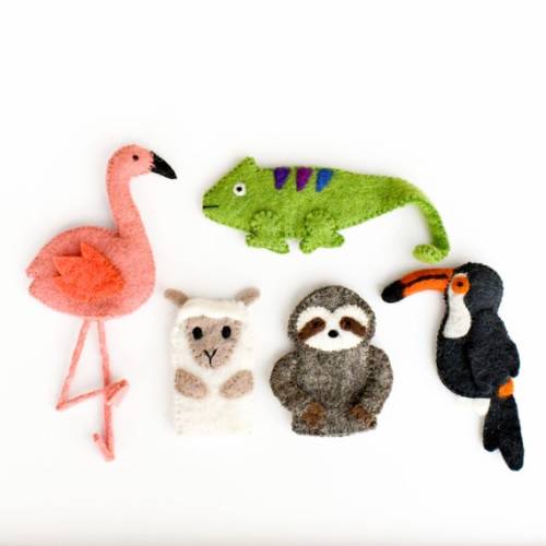Felt Finger Puppet Set South American Amazon Rainforest - Etsy