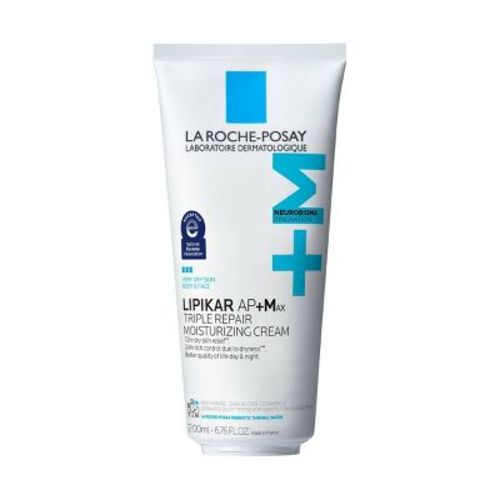 La Roche Posay Lipikar AP+M Triple Repair Body Moisturizing Cream Body and Face Moisturizer for Dry Skin with Shea Butter and Glycerin - 6.76 fl oz