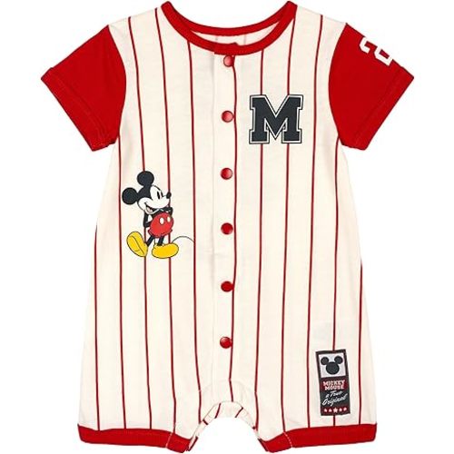 Disney Boys' Athletic One Piece Romper Newborn to Toddler