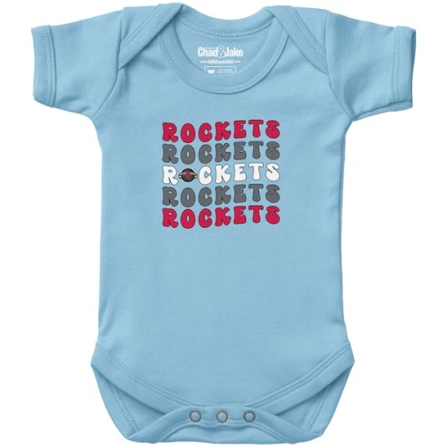 Houston Rockets Chad & Jake Newborn & Infant Groovy Bodysuit - Light Blue