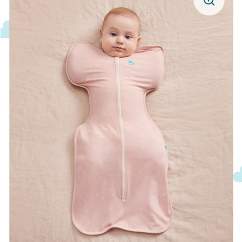 Swaddle Up™ 1.0 TOG Cotton Powder Pink Twinkle