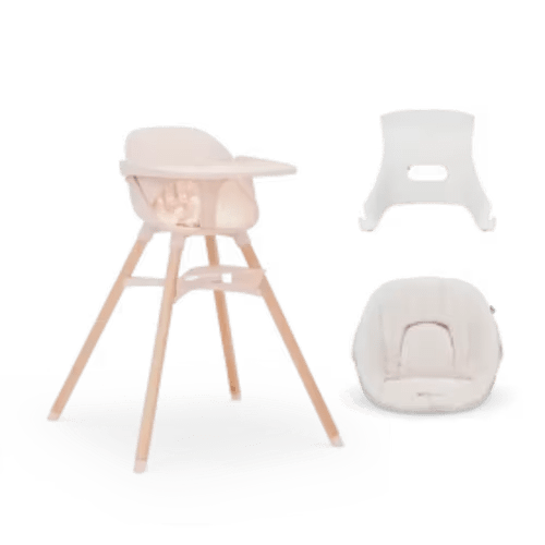 Lalo High Chair + Infant Kit - Grapefruit