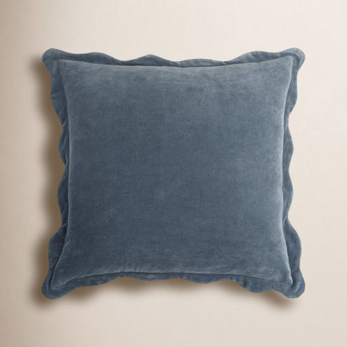 Birch Lane™ Collier Scalloped Edges Throw Pillow & Reviews | Wayfair