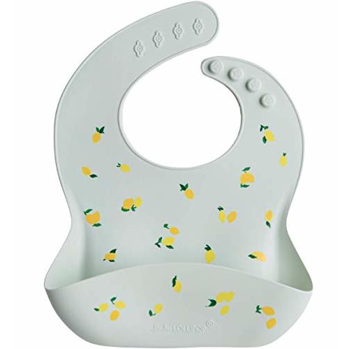 Loulou Lollipop Soft, Waterproof Silicone Feeding Bib for Babies and Toddlers
