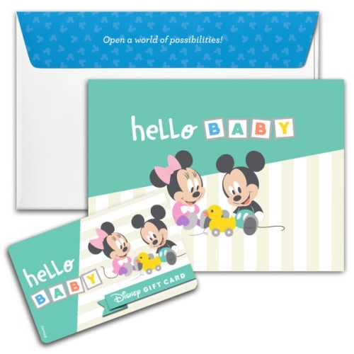 Mickey and Minnie Mouse ''Hello Baby'' Disney Gift Card | Disney Store