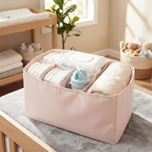 Mifoci Diaper Bag Insert Organizer 12 x 8 x 6.3 Inch Waterproof Multi Pocket Bag Purse Organizer for Work Tote Diapers