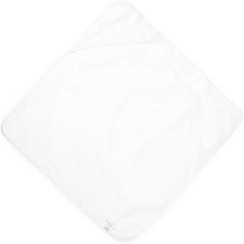 Little Unicorn Premium Infant Hooded Bath Towel| Soft & Absorbent Cotton & Terry Fabric for Newborns (White)