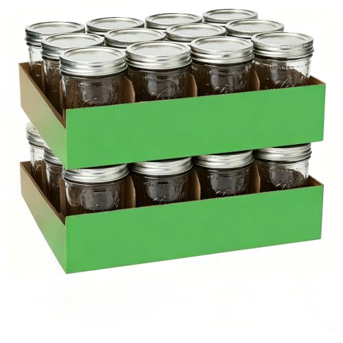 2 Pack 8oz Regular Mouth Half Pint Ball Mason Jars, 12-Count BPA-Free Glass Canning With SureTight Metal Lids & Bands, Small Preserving For Jam, Baby Food, Meal Prep & DIY Crafts