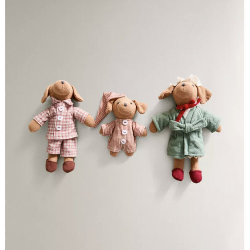 KIDS PUPPY FAMILY PLUSH TOYS SET (SET OF 3) - Multicolored | ZARA United States