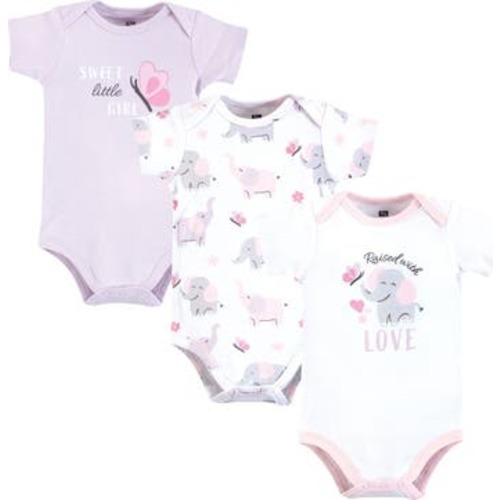 Triple Pack of Soft Cotton Bodysuits, 12-18M