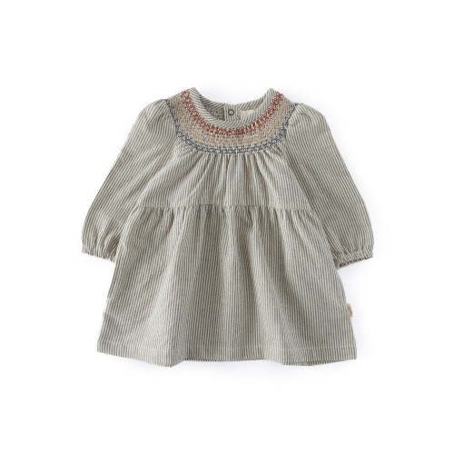 Railroad Smocked Dress