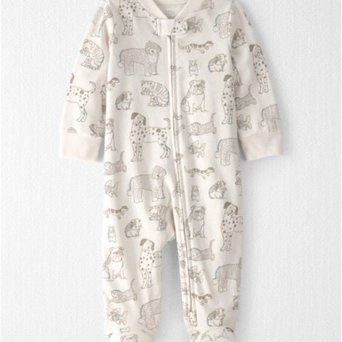 Baby Organic Cotton Sleep & Play Pajama in Pet Print - Little Planet | Carter's