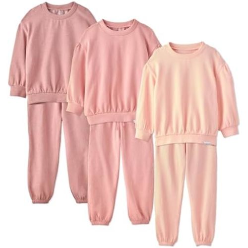 Butterblu Cari 6-Piece Puff Sleeve Sweatshirt and Jogger Set
