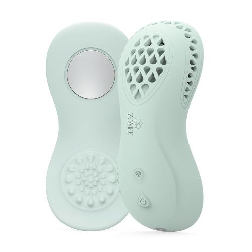 Zomee Cooling Lactation Massager – 2-in-1 Breastfeeding Relief for Engorgement & Clogged Ducts, Vibration & Cooling Therapy, Portable, Rechargeable, BPA-Free for Nursing Moms
