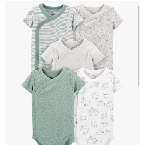 Simple Joys by Carter's unisex-baby 5-pack Side Snap Short-sleeve Bodysuit