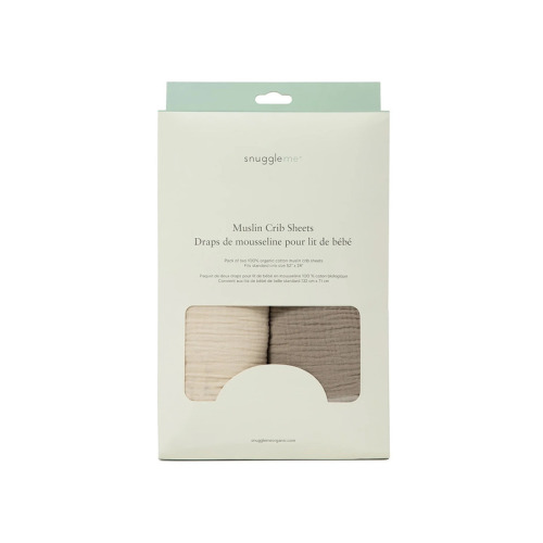 Snuggle Me Crib Sheets Pack Natural + Birch