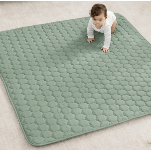 Play Mat with Non-Slip Bottom in Fern – Comfy Cubs