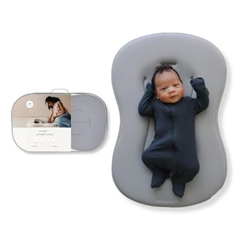 snuggle me Organic Newborn Baby Infant Lounger Pillow & Travel Bag - Birch