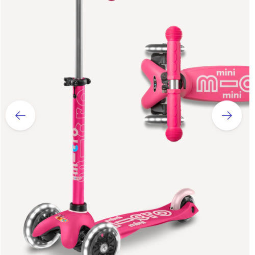 Mini LED Scooter + Scootaheadz – Micro Kickboard