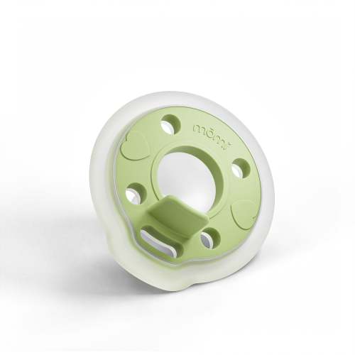 mōmi babypace® breast-like pacifier in multiple vibrant colors