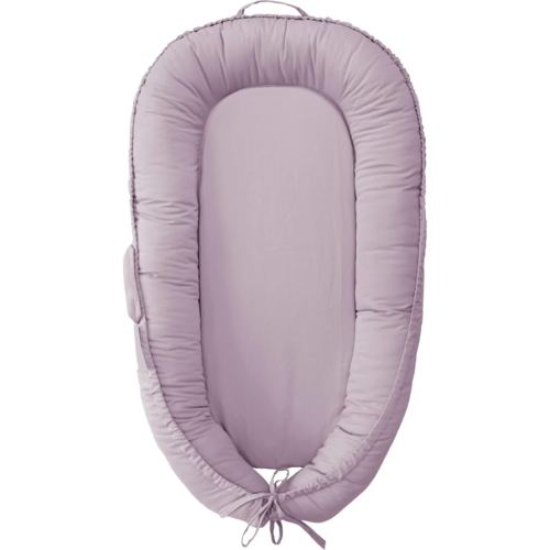 Infant Lounger, Baby Nest Cover for Baby Girls & Boys, Newborn Essentials for Baby 0-12 Months, 100% Cotton Breathable (Lavender Blush)