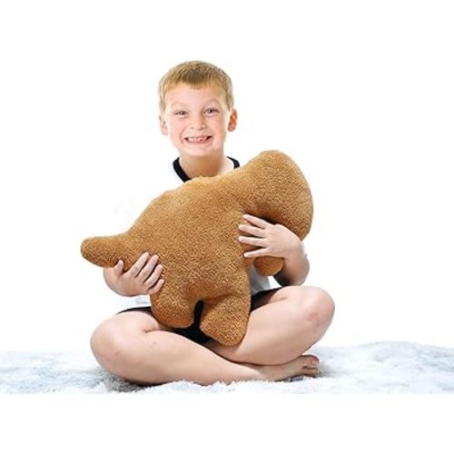 Dino Nugget Pillow, Large 20 Inch Dino Chicken Nuggets Plush Stuffed Animal Gift for Kids Adults Girlfriend Christmas