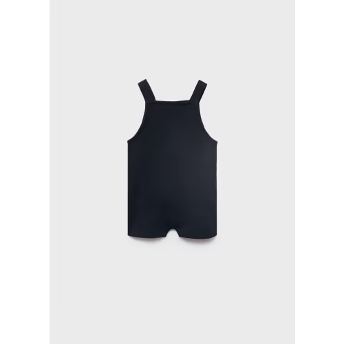 Short cotton dungarees - Kids | MANGO USA