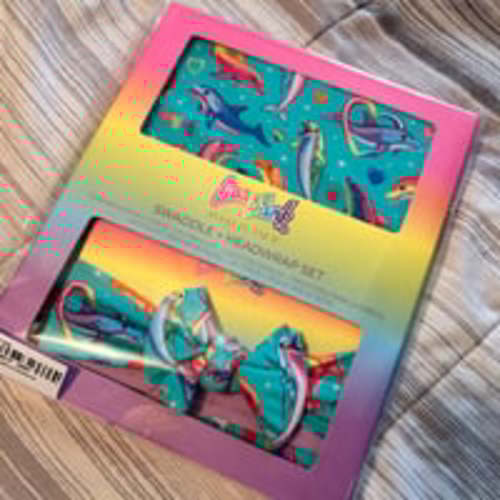 Posh peanut Lisa frank swaddle