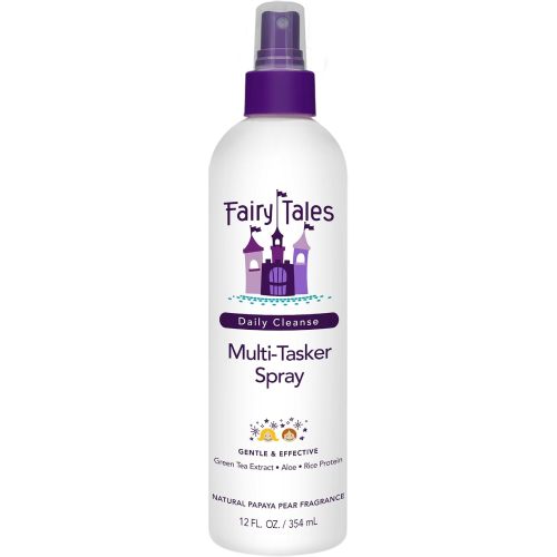 Fairy Tales Daily Cleanse Everyday Kids Conditioner Spray - Gentle Defining Leave in Conditioner Spray, Tangle Free, Moisturizing and Hydrating, Clean and Natural Ingredients- Paraben Free - 12 oz.