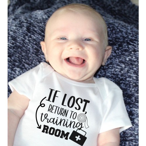 Athletic Training Baby Outfit for Baby Shower Gift Funny Christmas Gift for AT Baby Bodysuit for Sports Trainer ATC Apprectiaiton Gift