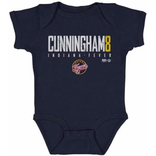 500 LEVEL Sophie Cunningham Indiana Fever One-Piece Infant Bodysuit - Sophie Cunningham Indiana Fever Elite