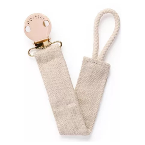 Portier Pacifier Clip - Ecru