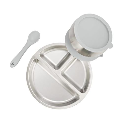Plates and bowl -Stainless Steel Suction Plate Baby, Encourage Baby Led Weaning, Toddler Plates with Suction, BPA & Plastic Free (Ocean Blue) : Amazon.com.au: Baby