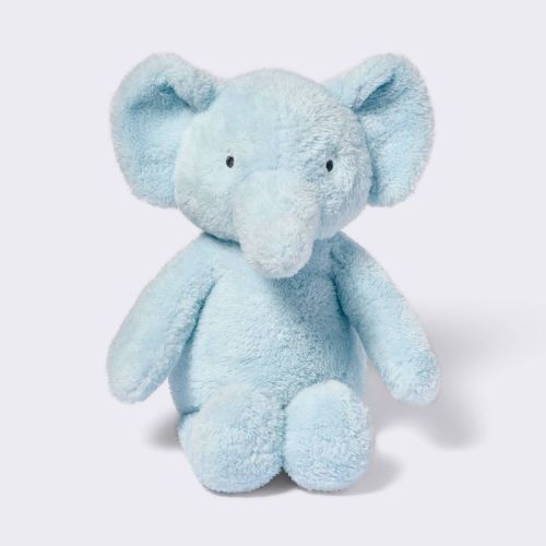 Elephant Plush Stuffed Animal - Blue - Cloud Island™: 12" Baby Doll Theme, 0.3 lbs