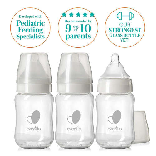 Evenflo Balance + Glass Wide Neck Baby Bottles – Apria Home