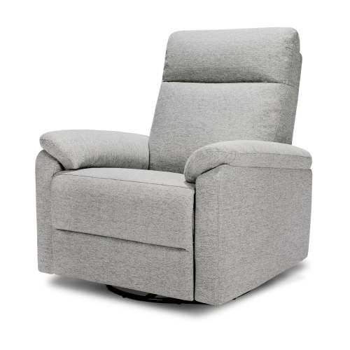 DaVinci Suzy Swivel Glider Recliner Chair, Frost Grey