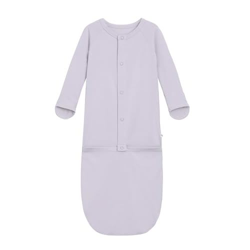 BambooBud Baby Nightgowns Sleeper Gown Newborn Long Sleeve Pajama Gowns Unisex Viscose from Bamboo Infant Sleepwear