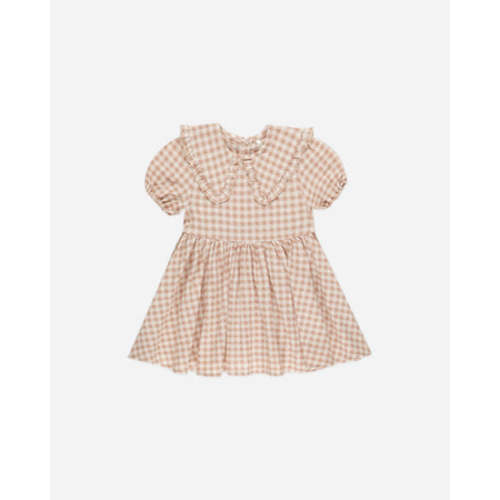 Camille Dress || Pink Gingham