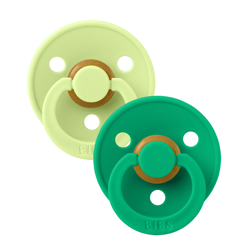 BIBS Colour Pacifiers 2 Pack | Matcha/Cactus | Latex – Bibsworld store US