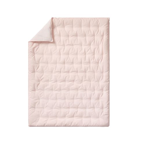 Chambray Reversible Toddler Comforter | Pottery Barn Kids