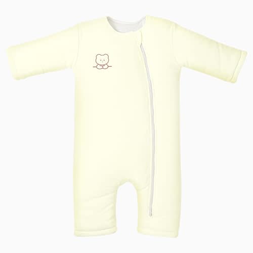 Premium Cotton Baby Sleep Sack with Legs Winter 3-6 Months 2.5 Tog, Ultra Soft Wearable Blanket Sleeping Bag Sack Easy Diaper Changing Transitional Sleep Sacks Unisex Newborn Infant Babies Girls Boys
